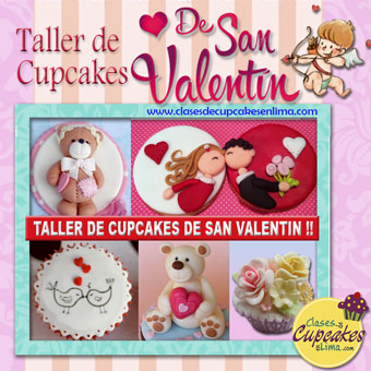 taller de cupcakes de San Valentin